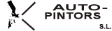 Logotip del taller de xapa i pintura Auto Pintors Codorniu en blanc i negre.